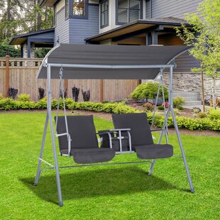 Musa 2 seat outdoor porch outlet swing with stand